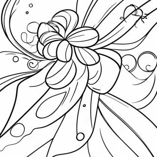 Colorful Satin Ribbons Coloring Page 28875-22818