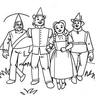 Wizard Of Oz Coloring Pages