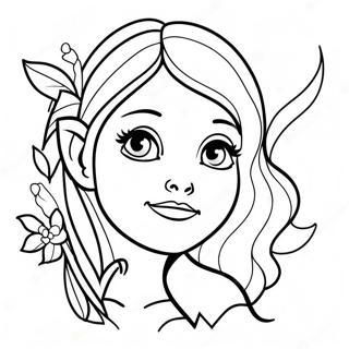 Dark Fairy Coloring Pages