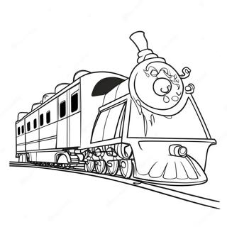 Christmas Train Coloring Page 28934-22851