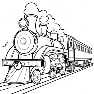 Christmas Train Coloring Page 28934-22852