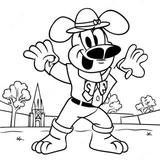 Notre Dame Fighting Irish Mascot Coloring Page 28965-22894