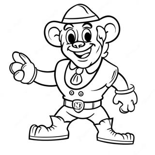 Notre Dame Fighting Irish Mascot Coloring Page 28965-22896