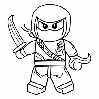 Nya Ninjago Coloring Pages