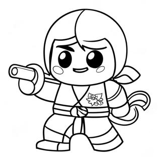 Nya Ninjago Coloring Page 28974-22887