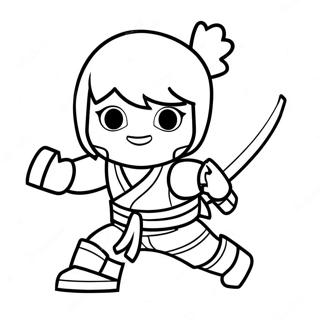 Nya Ninjago Coloring Page 28974-22888