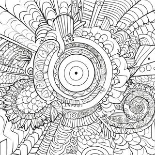 Optical Illusion Coloring Pages