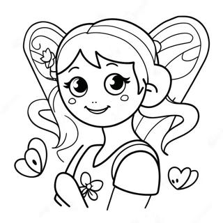 Fantasy Girl Coloring Pages