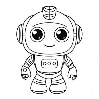 Cute Ai Robot Coloring Page 29025-22928