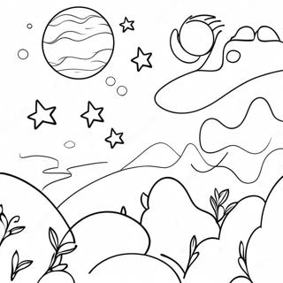 Night Sky Coloring Page 29044-22934