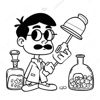 Dexter S Laboratory Coloring Page 29064-22949