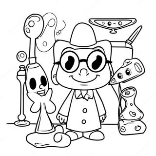 Dexter S Laboratory Coloring Page 29064-22950