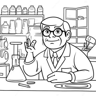 Dexter In His Lab Coloring Page 29065-23003