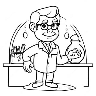 Dexter In His Lab Coloring Page 29065-23004