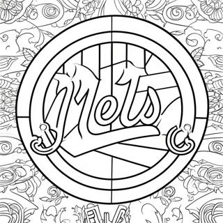 Mets Logo Coloring Page 29074-22955