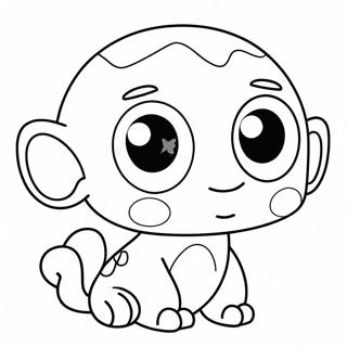 Cute Chao With Big Eyes Coloring Page 29085-22975