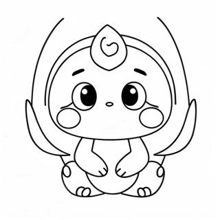 Cute Chao With Big Eyes Coloring Page 29085-22976