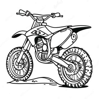 Dirt Bike Fargeleggingsark 290-229