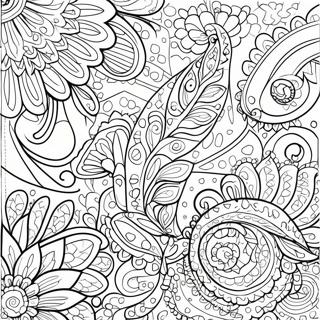 Paisley Pattern Coloring Page 29144-23022