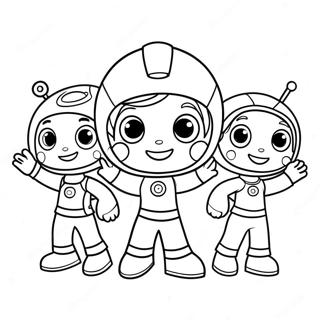 Team Umizoomi Värittämissivu 29164-23033