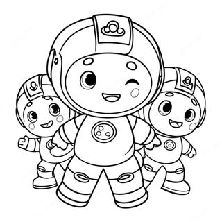 Team Umizoomi Värittämissivu 29164-23036