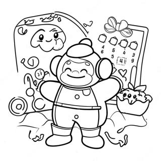 Mighty Math Squad Coloring Page 29165-23038