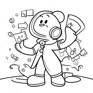 Mighty Math Squad Coloring Page 29165-23039