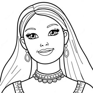 Barbie Doll Coloring Page 29174-23046