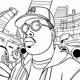 Hip Hop Coloring Page 2920-2316