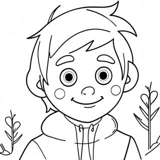 Charming Jack Frost Coloring Page 29235-23102