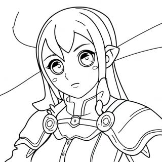 Sword Art Online Coloring Page 29244-23118