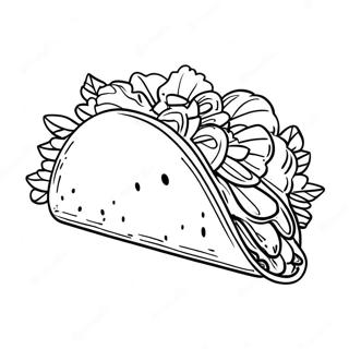 Taco Coloring Page 2930-2334