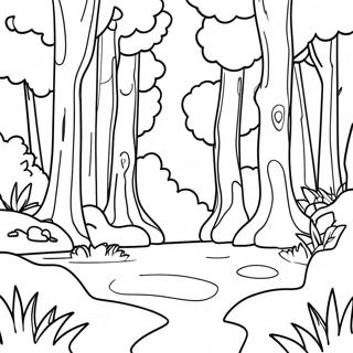 Forest For Adults Coloring Pages