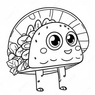 Taco Coloring Pages