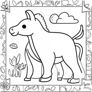 Kleurige Puzzel Dieren Kleurplaat 29345-23195