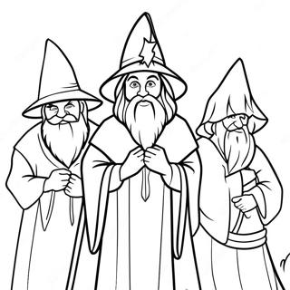 Wizards Coloring Page 29384-23217