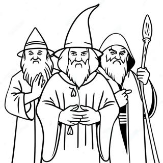 Wizards Coloring Page 29384-23219