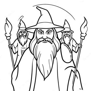 Wizards Coloring Page 29384-23220