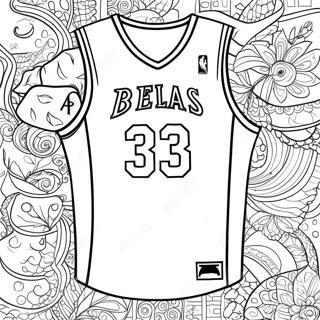 Nba Jersey Coloring Page 29394-23211