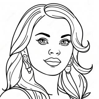 Karol G Coloring Page 2940-2342