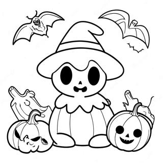 Bobbie Goods Halloween Coloring Page 29434-23265