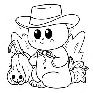 Bobbie Goods Halloween Coloring Page 29434-23268