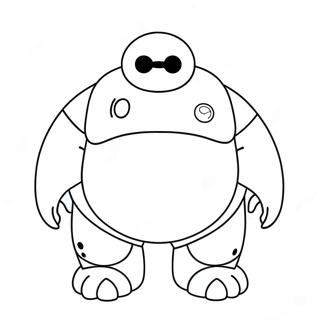 Baymax Coloring Pages