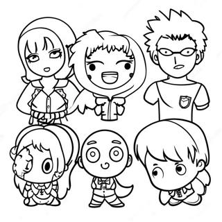 Danganronpa Coloring Pages