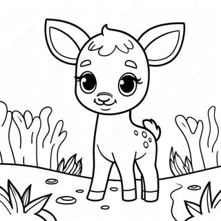 Baby Deer Coloring Page 29554-23374