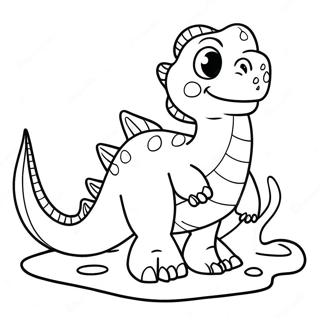 Water Dinosaur Coloring Pages