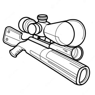 Sniper Gun Coloring Page 29604-23394