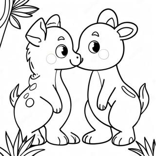 Side By Side Coloring Pages