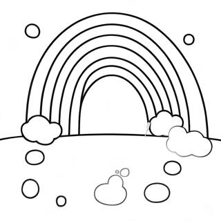 Dot Markers Rainbow Coloring Page 29674-23450