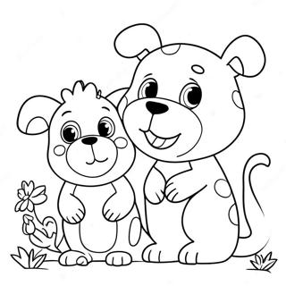 Dot Markers Animal Friends Coloring Page 29675-23448